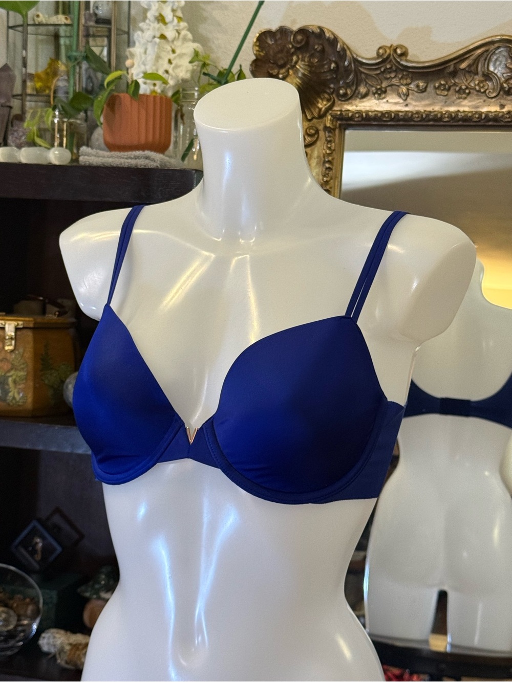 Victoria's Secret Royal Blue Smooth Demi Underwire Bra